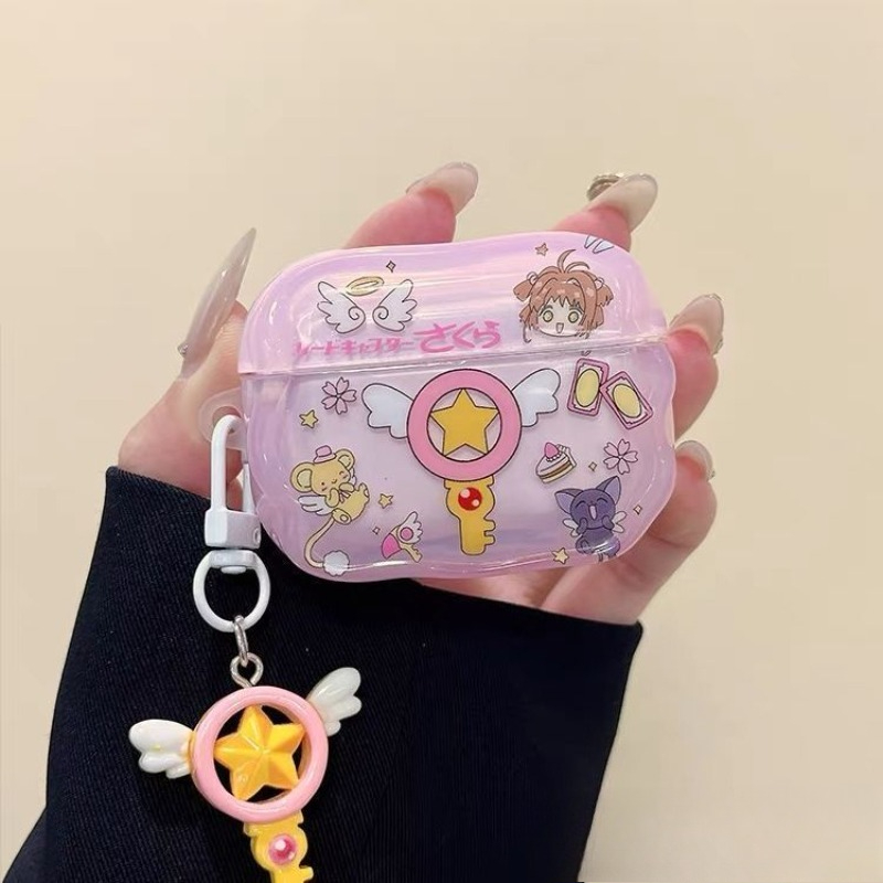 Airpod Case Cover - Cartoon Cardcaptor Sakura Magic Wand Airpods