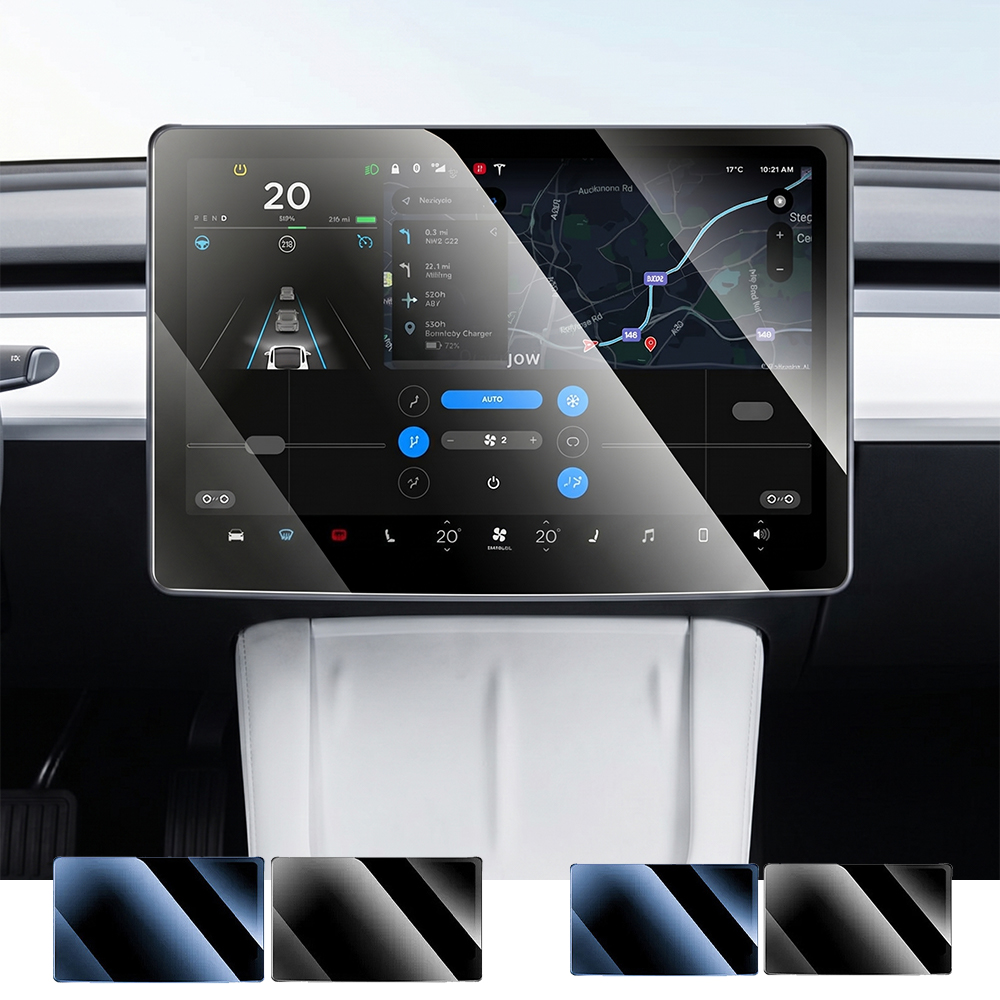Tempered Glass Screen - For Tesla Model 3 Highland Model