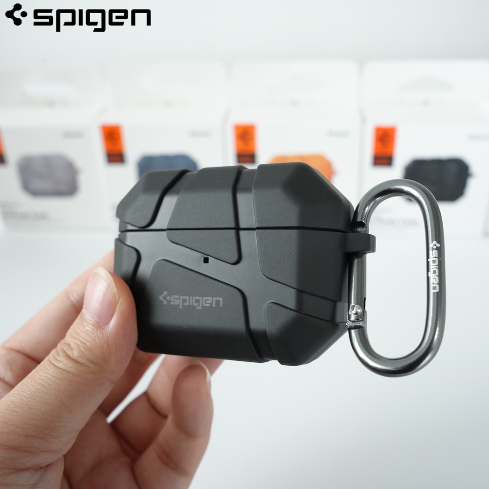 Airpod Case Cover - Spigen Rugged Armor Earphone Protective Case