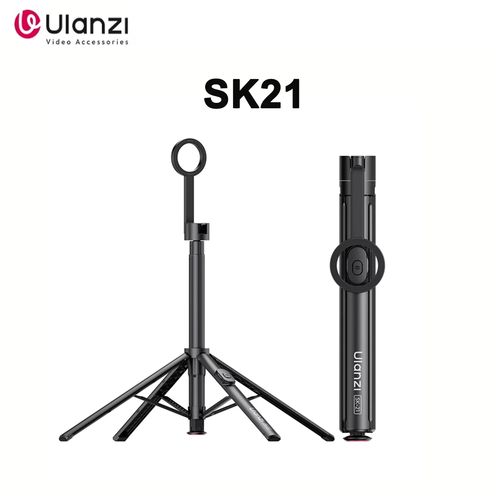 Selfie Stick Tripod - Original Ulanzi SK21 Magnetic Auto Open