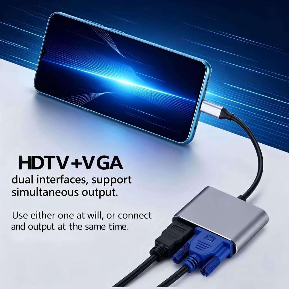 USB 3.0/TYPE-C to HDMI VGA Ada - огляд і ціна Hdmi Phone Adapter
