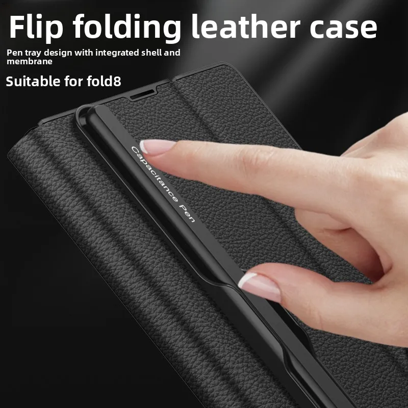 Luxury Business Flip Pen Slot  - огляд і ціна Tempered Glass Screen