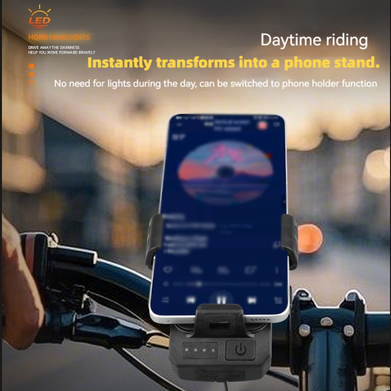 Bicycle Front Light with Horn  - огляд і ціна Phone Zone Accessories & Repair Photos