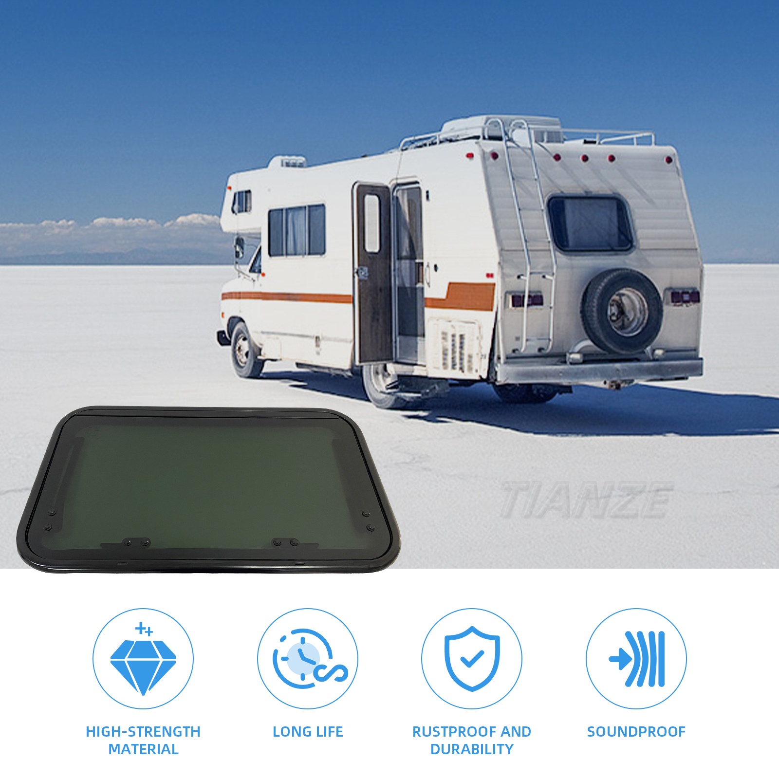 RV Accessories 762*508mm RV Si - огляд і ціна Tempered Glass Screen