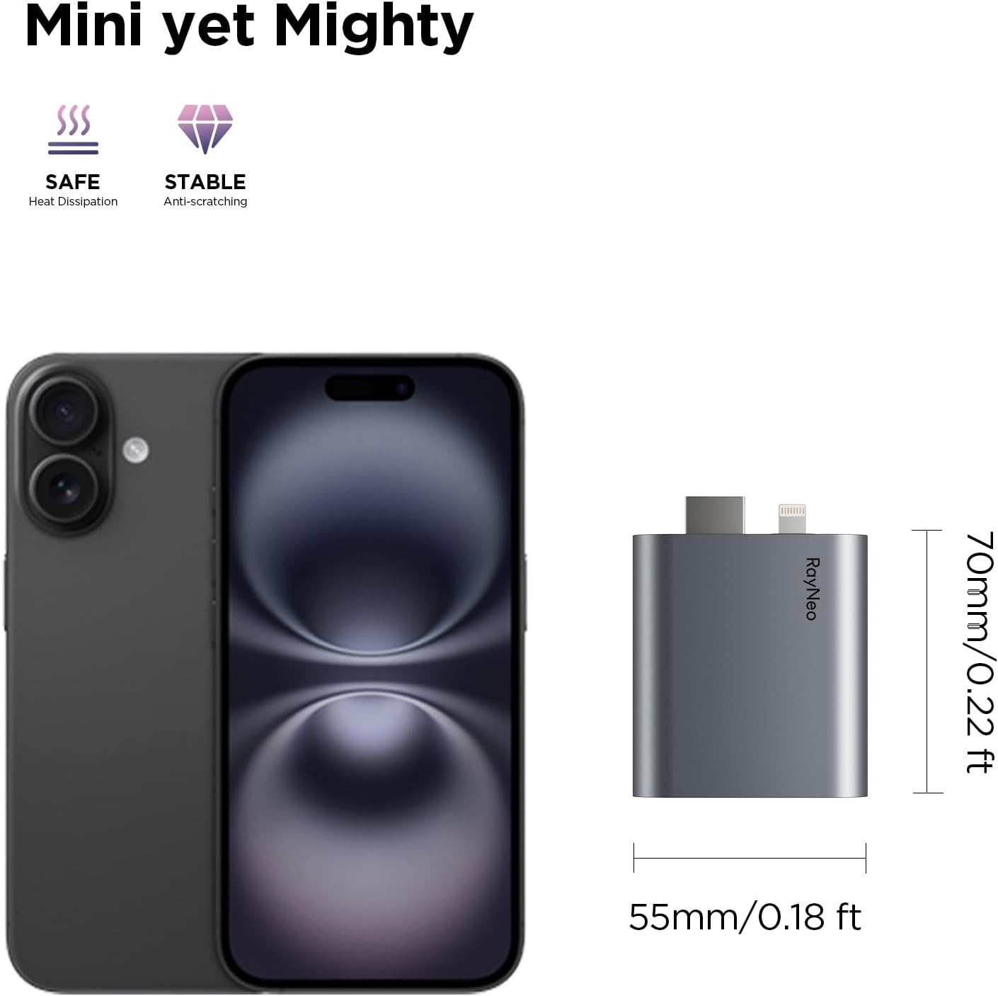 RayNeo HDMI Adapter for iPhone - огляд і ціна Hdmi Phone Adapter