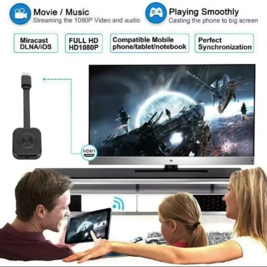 ‌WiFi Receiver Audio Video Tra - огляд і ціна Hdmi Phone Adapter
