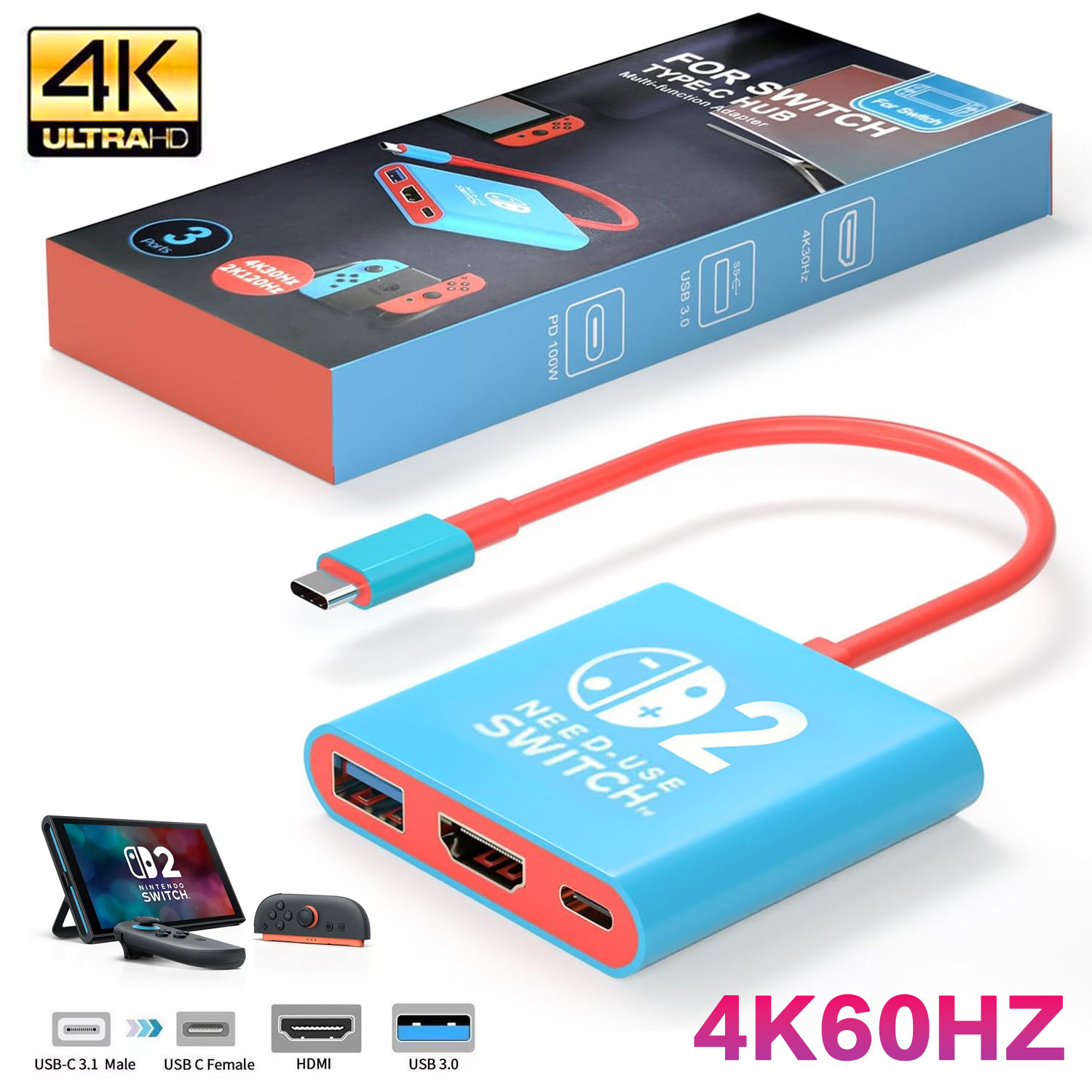 4K60Hz Type-C to HDMI Adapter  - огляд і ціна Hdmi Phone Adapter