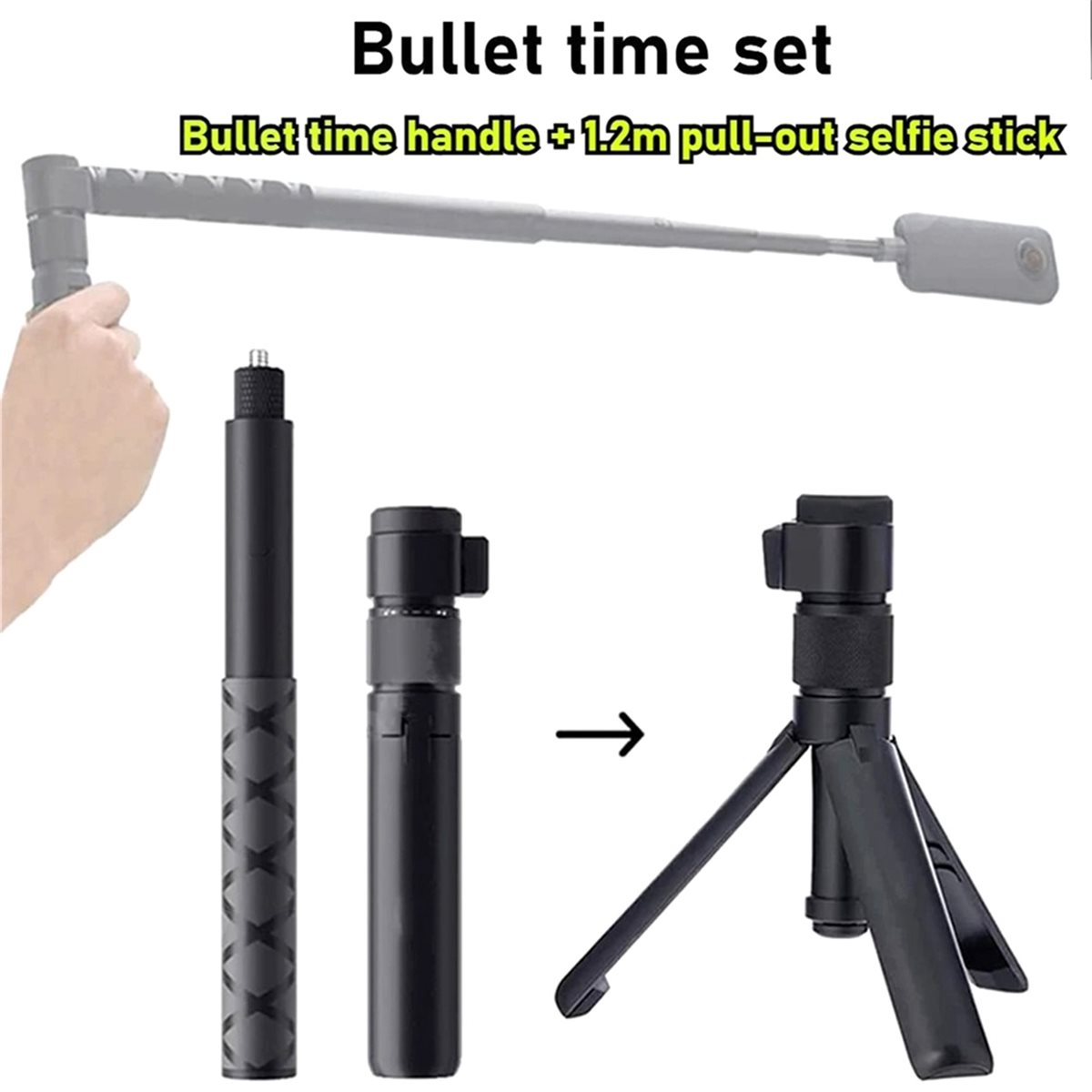 N05R Rotary Handle Desktop Tri - огляд і ціна Selfie Stick Tripod