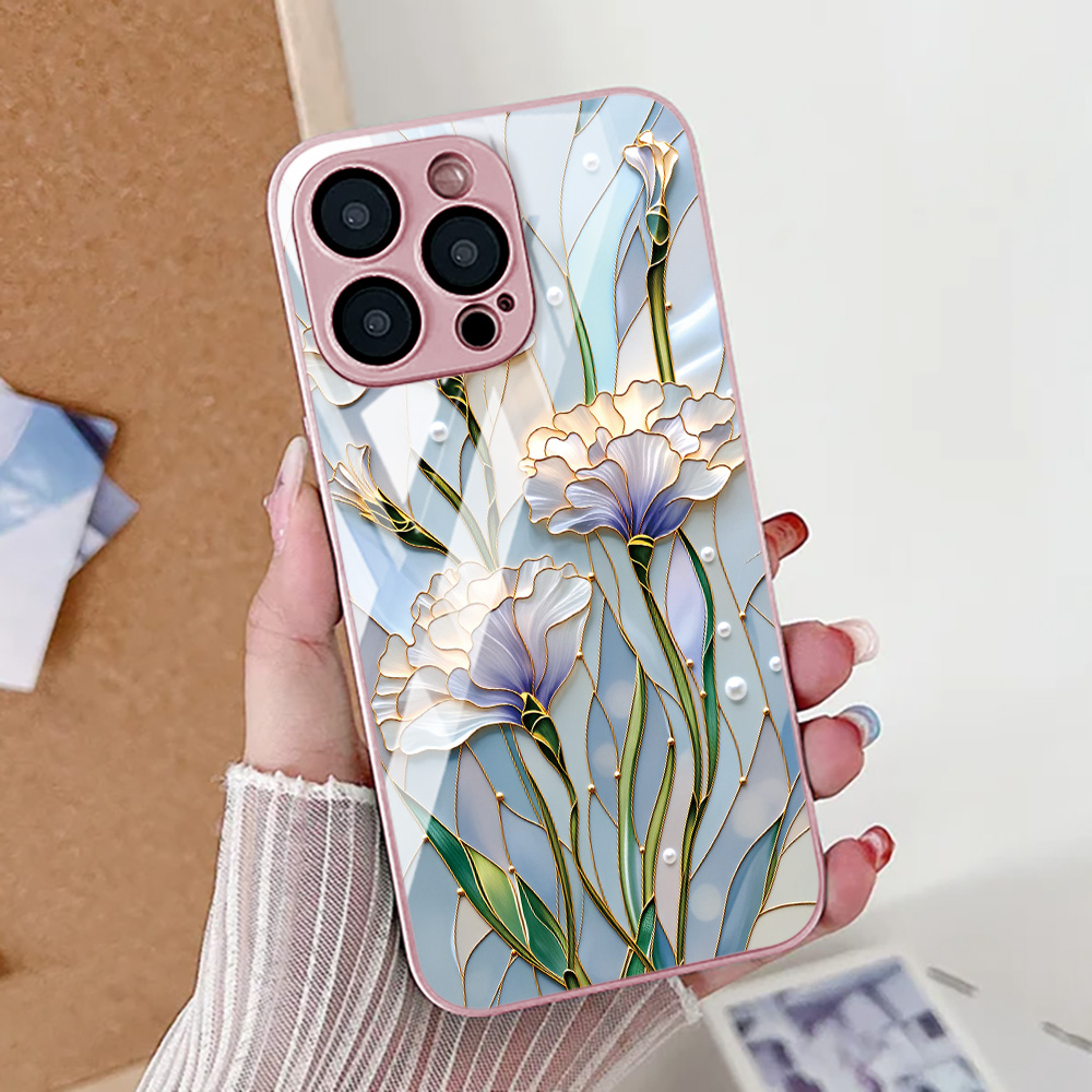 Lotus Flower Phone Case For iP - огляд і ціна Tempered Glass Screen