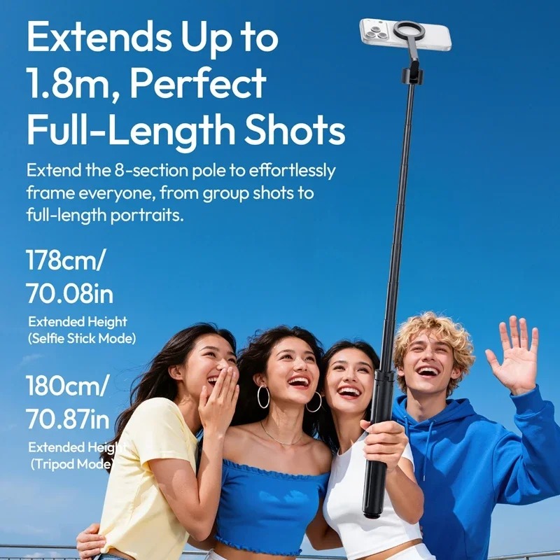 Original Ulanzi SK21 Magnetic  - огляд і ціна Selfie Stick Tripod